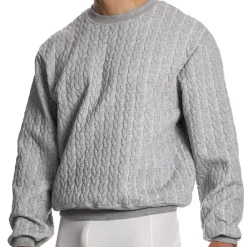 Modus Vivendi Sweatshirts / Vestes-Pull Cable Knit Gris