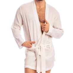 L'Homme invisible Robes De Chambre-Robe de Chambre Palm Spring Blanche