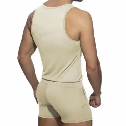 Addicted Bodys Sport|Salopettes-Salopette AD Flame Beige