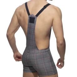 Addicted Salopettes-Salopette Scottish Grise