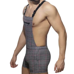 Addicted Salopettes-Salopette Scottish Grise