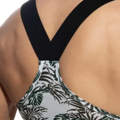 Addicted Salopettes-Salopette Tropicana Kaki