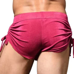 Andrew Christian Shorts-Short Ajustable Sensual Rib Magenta