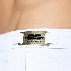 ES Collection Shorts-Short Cargo Blanc