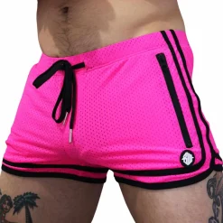 Breedwell Shorts-Short Circuit Remix Rose Fluo