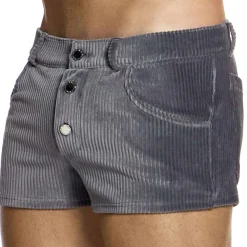 Modus Vivendi Shorts-Short Corduroy Gris