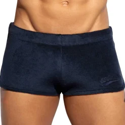 ES Collection Shorts / Caleçons|Shorts-Short Coton Eponge Bleu Marine