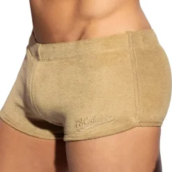 ES Collection Shorts / Caleçons|Shorts-Short Coton Eponge Ocre