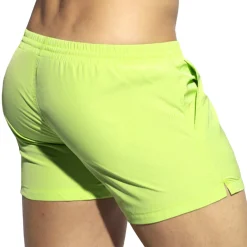 ES Collection Shorts De Bain-Short de Bain à Rayures Fines Citron Vert