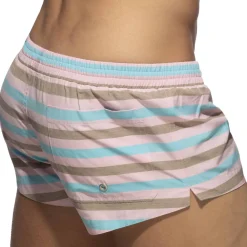 Addicted Shorts De Bain-Short de Bain Cake Stripes Rose