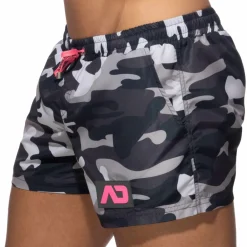 Addicted Shorts De Bain-Short de Bain Camouflage Gris