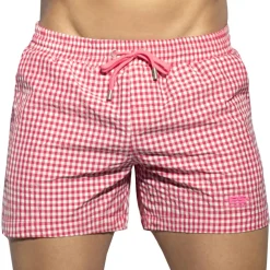 ES Collection Shorts De Bain-Short de Bain Chess Fuchsia
