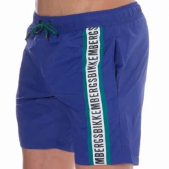 Bikkembergs Shorts De Bain-Short de Bain Logo Tape Bleu Roi