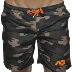 Addicted Shorts De Bain-Short de Bain Long Camouflage