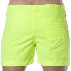 TOF Paris Shorts De Bain-Short de Bain Long Jaune Fluo
