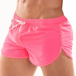 TOF Paris Shorts De Bain-Short de Bain Mini Neon Rose Fluo