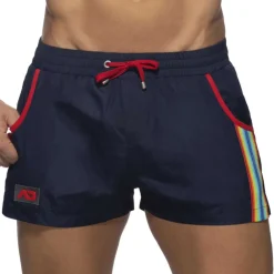 Addicted Shorts De Bain-Short de Bain Rainbow Tape Bleu Marine