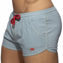 Addicted Shorts De Bain-Short de Bain Rocky Jeans Bleu