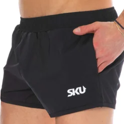 SKU Shorts De Bain-Short de Bain Sport Noir