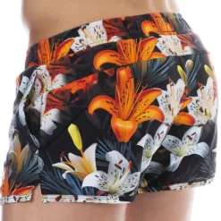 SKU Shorts De Bain-Short de Bain Tropical Summer Noir