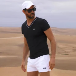 SKU Shorts / Caleçons|Shorts-Short de Sport Coton Blanc