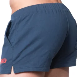 SKU Shorts / Caleçons|Shorts-Short de Sport Coton Bleu Marine