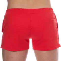 SKU Shorts / Caleçons|Shorts-Short de Sport Coton Rouge