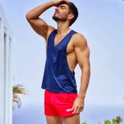 SKU Shorts / Caleçons|Shorts-Short de Sport Coton Rouge