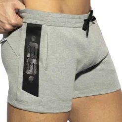 ES Collection Shorts-Short de Sport First Class Gris Chiné