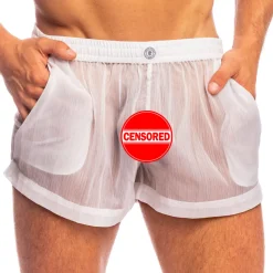 L'Homme invisible Shorts / Caleçons-Short Flowy Chantilly Blanc