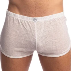 L'Homme invisible Shorts / Caleçons-Short Freedom Nieuport Lin Blanc