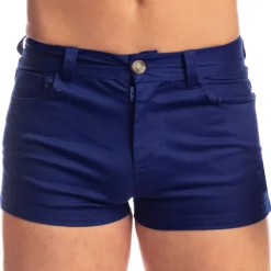 L'Homme invisible Shorts-Short Hot Pants Bleu