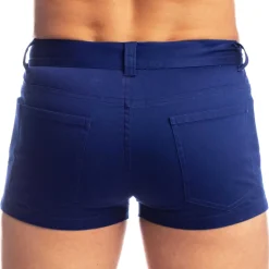 L'Homme invisible Shorts-Short Hot Pants Bleu