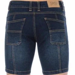 SKU Jeans Fesses Rondes|Fesses Rondes-Short Jeans Original Super Push-Up Bleu Marine