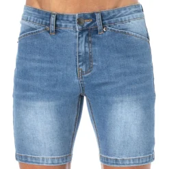 SKU Jeans Fesses Rondes|Fesses Rondes-Short Jeans Original Super Push-Up Bleu Indigo