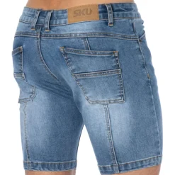 SKU Jeans Fesses Rondes|Fesses Rondes-Short Jeans Original Super Push-Up Bleu Indigo
