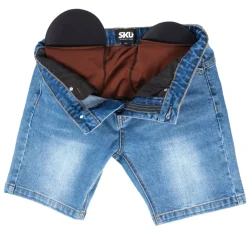 SKU Jeans Fesses Rondes|Fesses Rondes-Short Jeans Original Super Push-Up Bleu Indigo