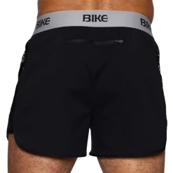 Bike Shorts-Short Jock Peek A Boo Noir