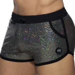 AD Fetish Tenues Sexy|Shorts-Short Kango Glitter Argent