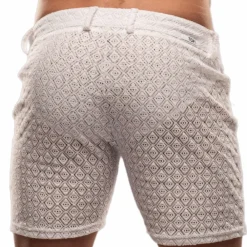 TOF Paris Shorts-Short Long Riviera Blanc