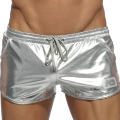 Addicted Shorts-Short Metallic Argent