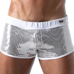 TOF Paris Tenues Sexy|Shorts-Short Mini Star Argent