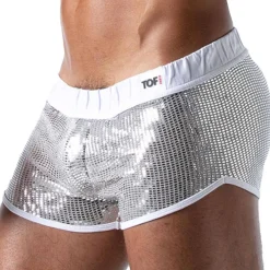 TOF Paris Tenues Sexy|Shorts-Short Mini Star Argent
