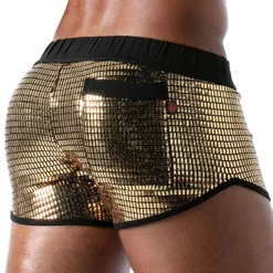 TOF Paris Tenues Sexy|Shorts-Short Mini Star Or