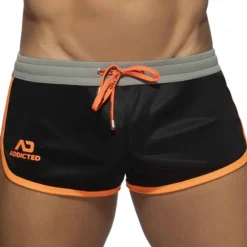 Addicted Shorts-Short Mix Microfibre Noir