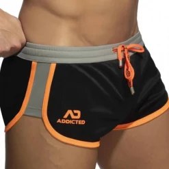 Addicted Shorts-Short Mix Microfibre Noir