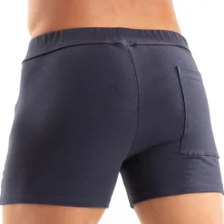 TOF Paris Shorts-Short Paris Zippé Bleu Marine