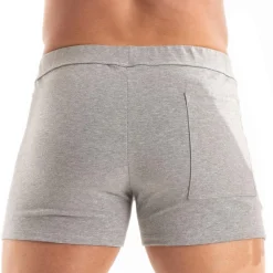 TOF Paris Shorts-Short Paris Zippé Gris Chiné