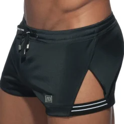 Addicted Shorts-Short Side Stripe Noir