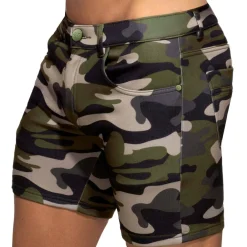 ES Collection Shorts-Short Svelte Microfibre Camouflage
